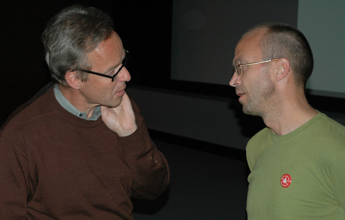 Kanskje drøfter Hermann Kaufmann (t.v.) og NALs visepresident Børre Skodvin trematerialets kvaliteter. Foto: OØ