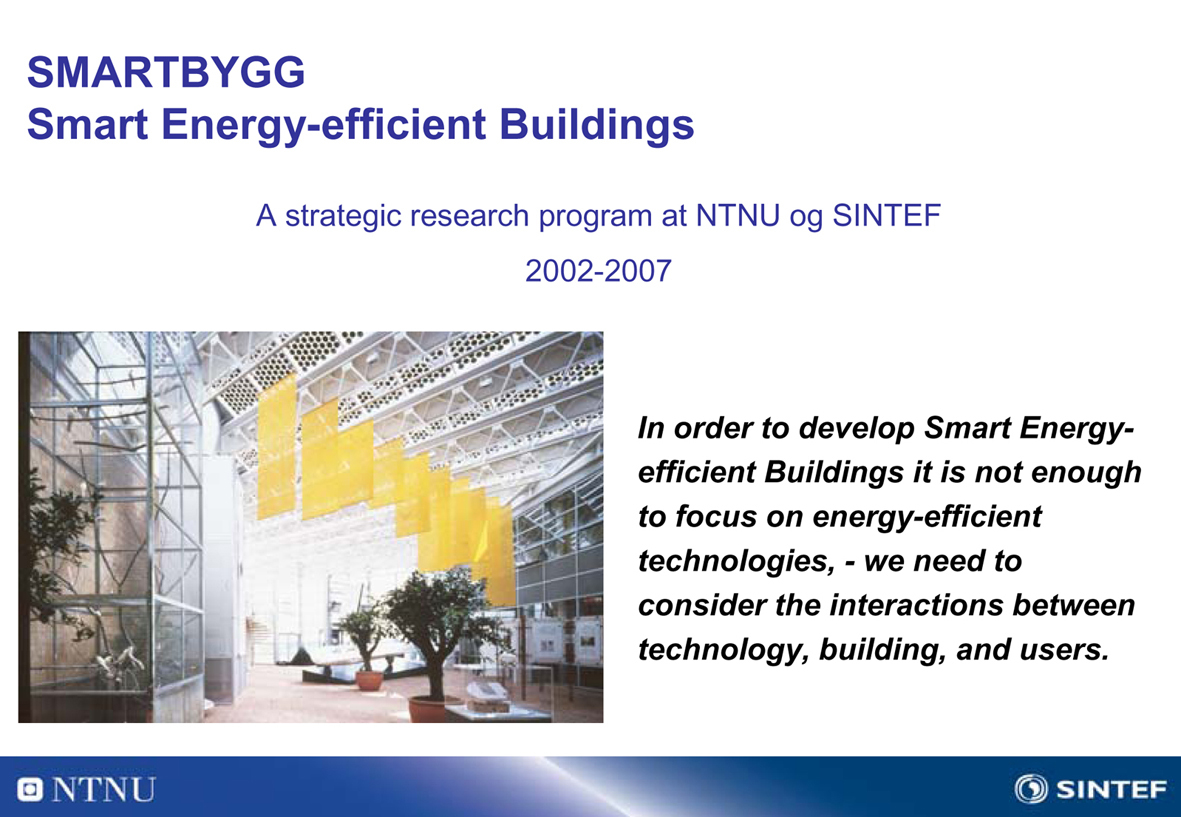 Slik presenterte NTNU og Sintef sitt forskningsprogram i 2002. Ill.: NTNU/Sintef.