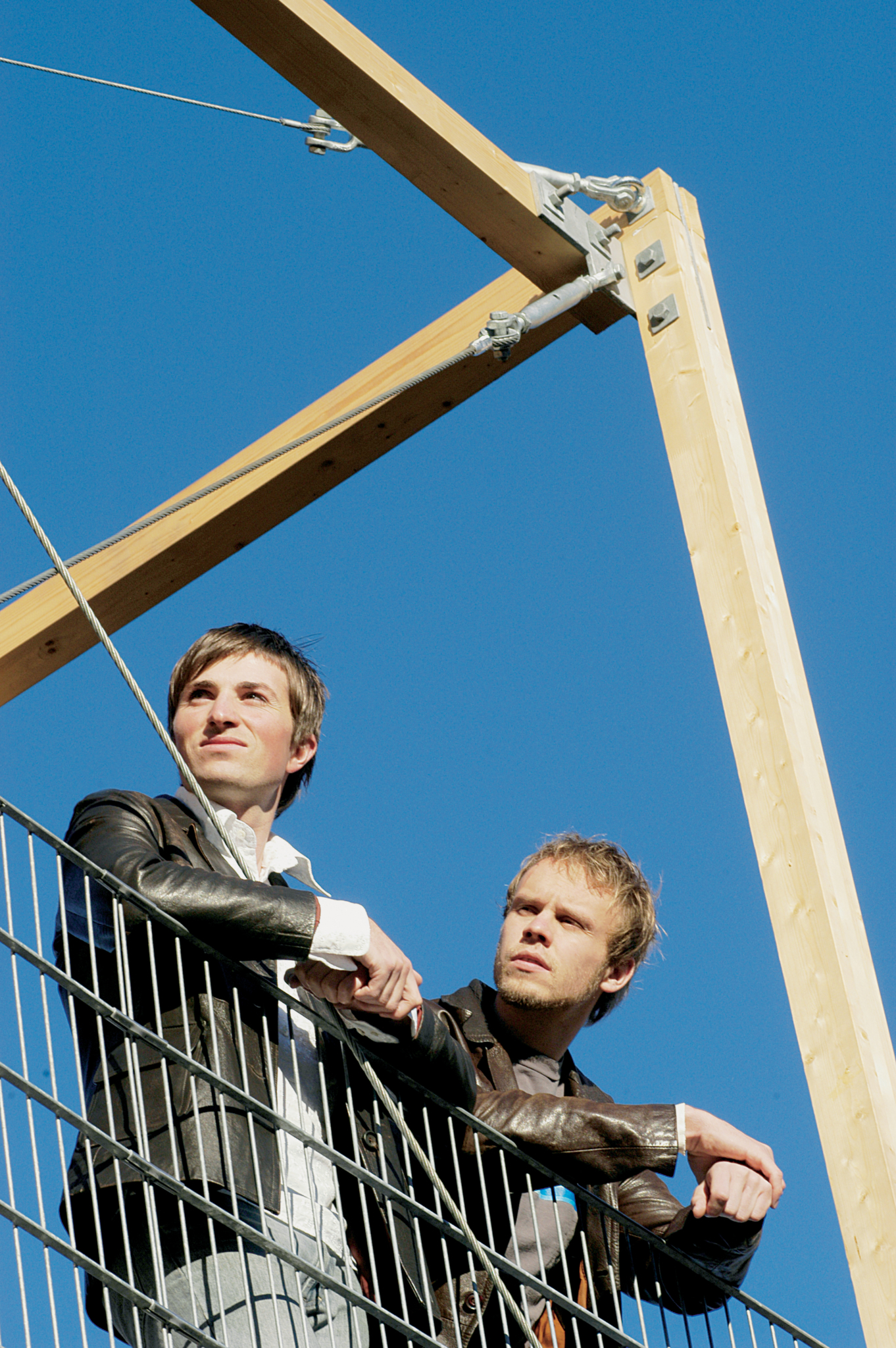 Arkitektstudentene Finn Magnus Rasmussen (t.v.) og Lars Hestnes Olsen var to av Workshopens ildsjeler. Foto: Arild Juul. Arkitektstudentene Finn Magnus Rasmussen (t.v.) og Lars Hestnes Olsen var to av Workshopens ildsjeler. Foto: Arild Juul.