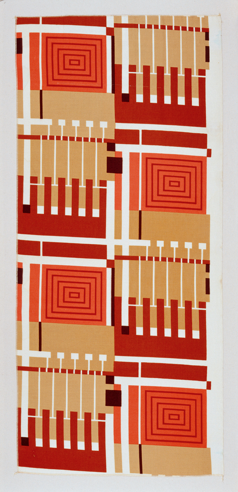 Tekstil, Design 102. Line F. Schumacher, Taliesin 1955. Courtesy of Frank Lloyd Wright Foundation, Scottsdale, AZ
