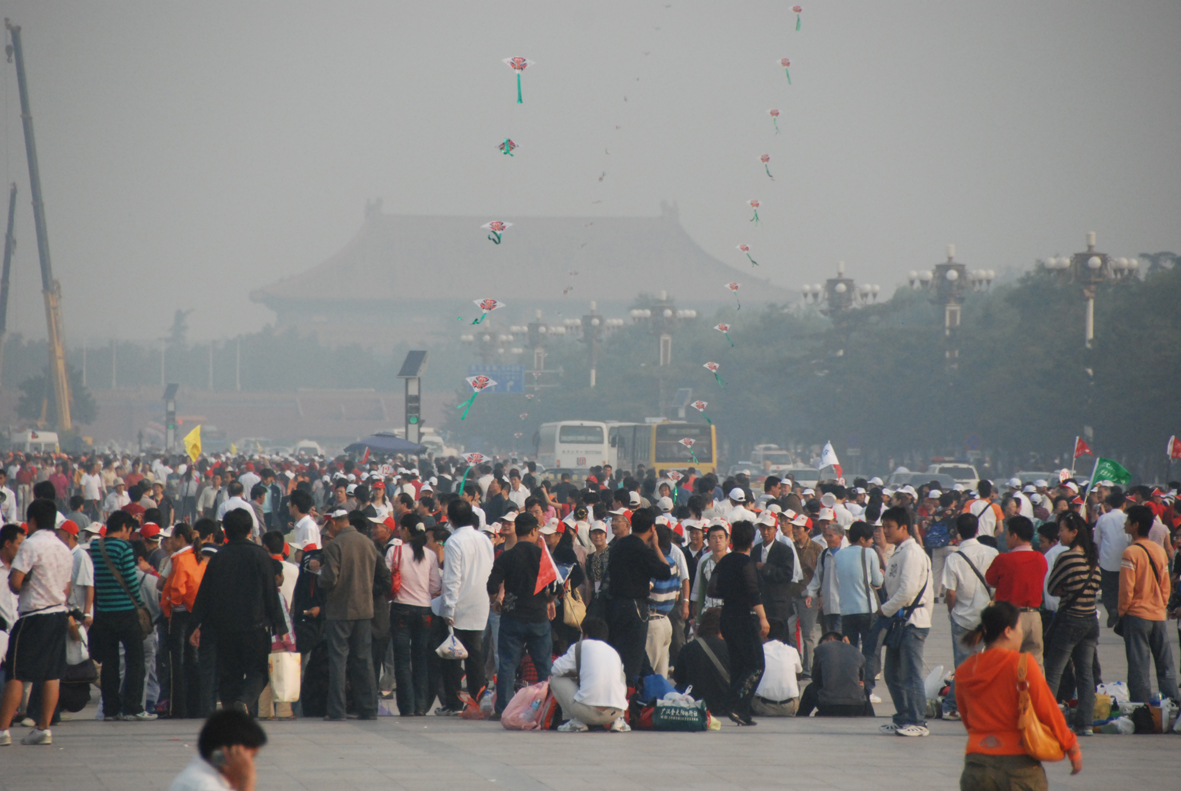 Beijing  du er aldri alene i Kina.