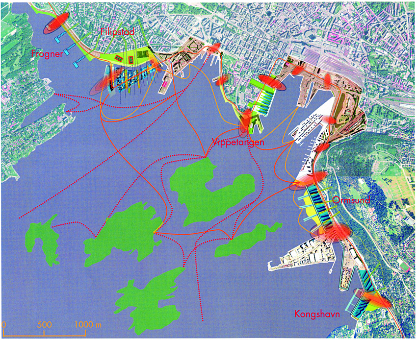 Oslo Network konstaterer at byen som møtested spiller en vital rolle, et konsept som «ivaretar den sosiale dynamikk i samspillet mellom de offentlige rom, de formelle og uformelle møtestedene». Det dreier seg om en stor spennvidde i arealbruken, «en sekvens av nabolag med mangfold og variasjon».