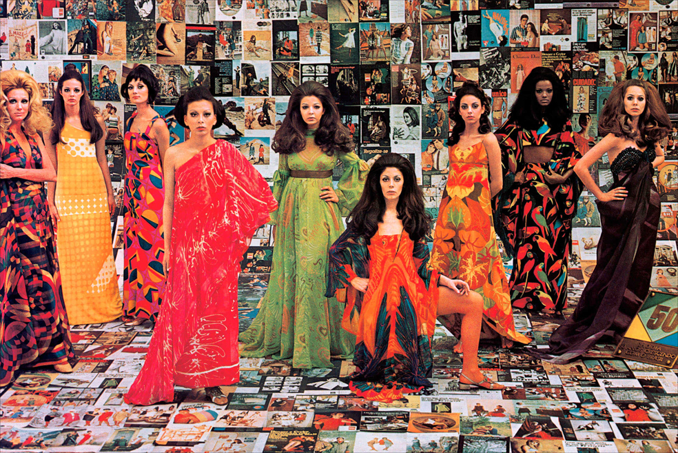 Kjoler fra 1960-kolleksjonen av Rhodia Dresses. © Rhodia.