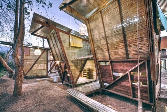 «Sommerfuglhusene» gjorde Tyin tegnestue internasjonalt kjent. Foto: Pasi Aalto