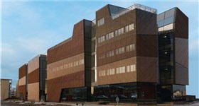 Hovedkontoret i Depotgata 22 på Lillestrøm. Foto: Snøhetta