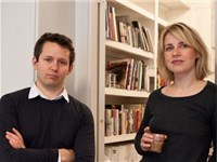 Vilhelm Christensen og Johanne Borthne fra Superunion architects. Foto: Arne B. Langleite Vilhelm Christensen og Johanne Borthne fra Superunion architects. Foto: Arne B. Langleite