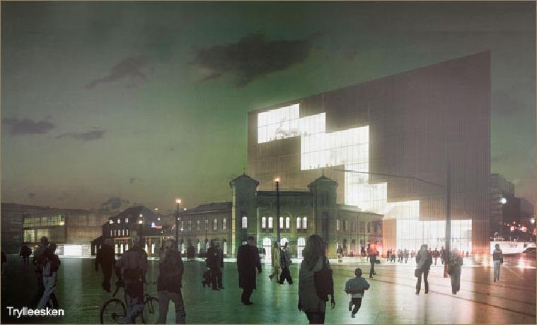 Trylleesken v/Henning Larsen Architects A/S (København). Ill.: DiizGroup og Statsbygg